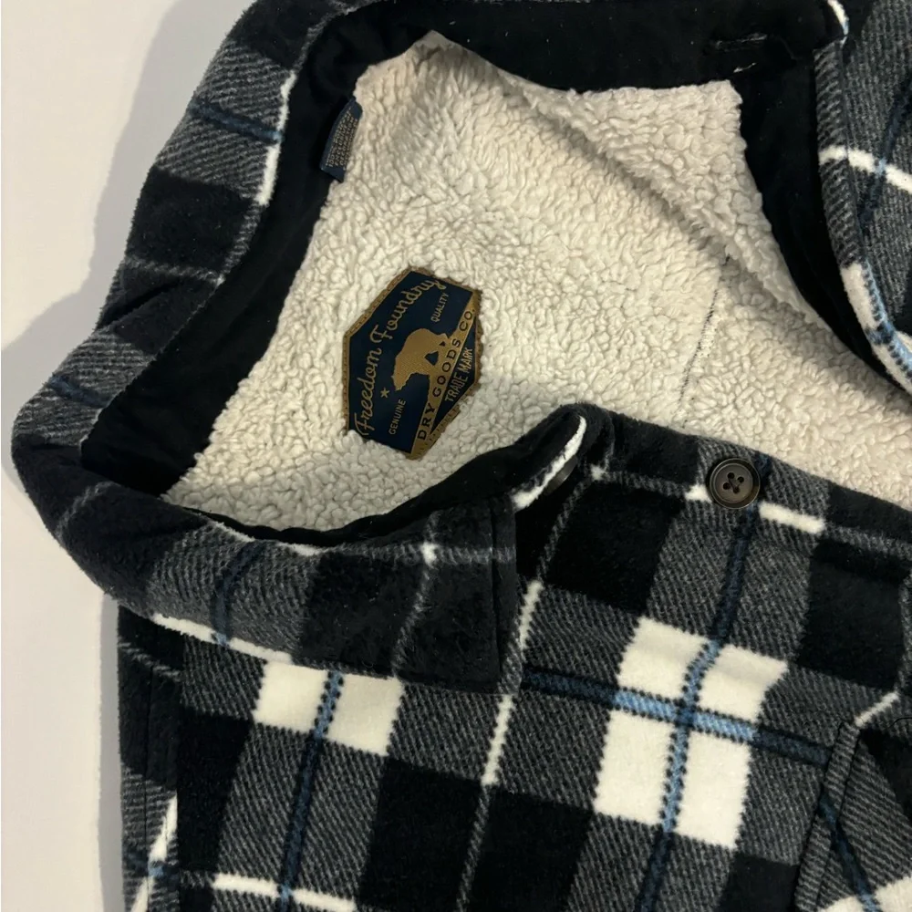 Sherpa lining men’s flannel XL - Picture 2 of 4
